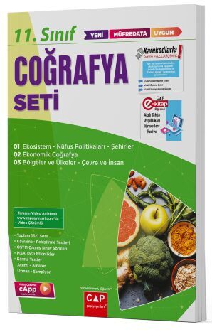 Çap Yayınları 11. Sınıf Set Anadolu Coğrafya