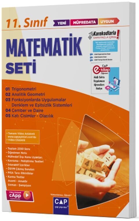 Çap Yayınları 11. Sınıf Matematik Anadolu Seti