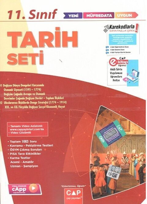 Çap Yayınları 11. Sınıf Set Anadolu Tarih