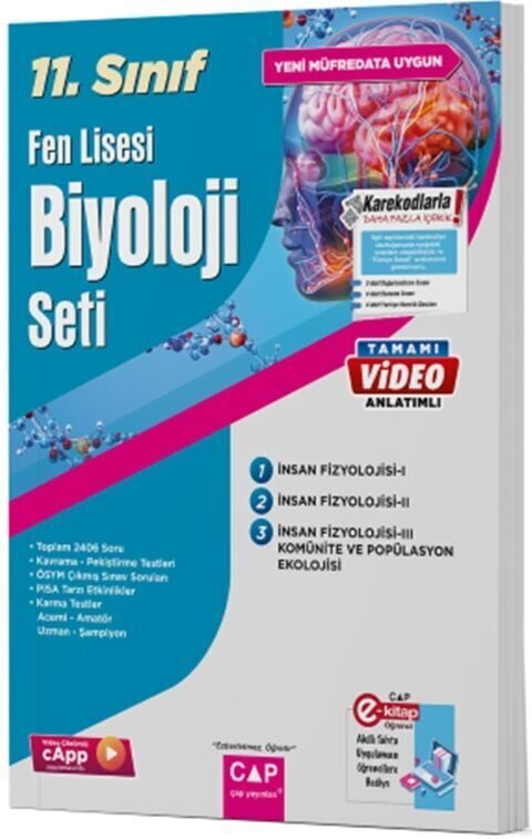 Çap Yayınları 11. Sınıf Set Fen Lisesi Biyoloji