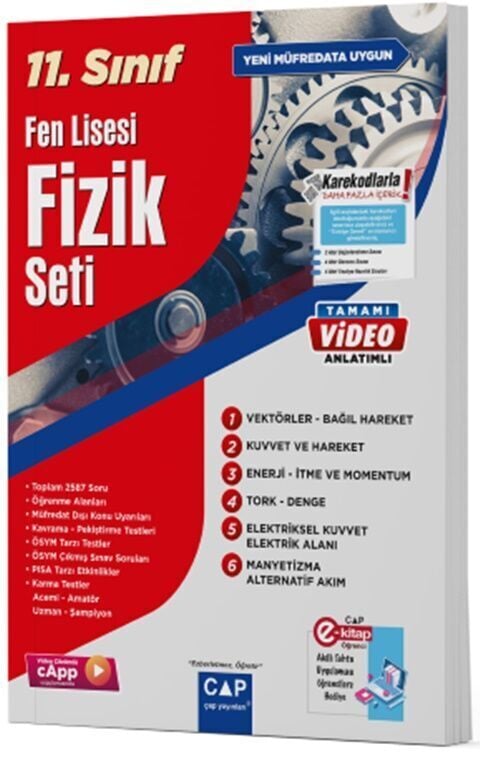 Çap Yayınları 11. Sınıf Set Fen Lisesi Fizik