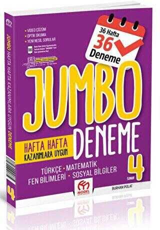 Model Yayınları 4. Sınıf Jumbo Tüm Dersler Deneme