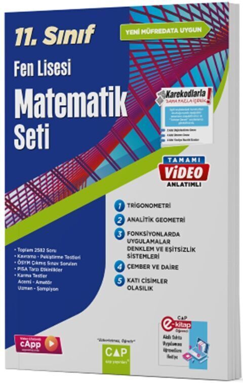 Çap Yayınları 11. Sınıf Set Fen Lisesi Matematik