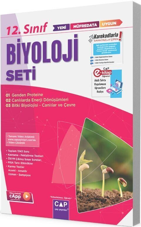 Çap Yayınları 12. Sınıf Set Anadolu Biyoloji