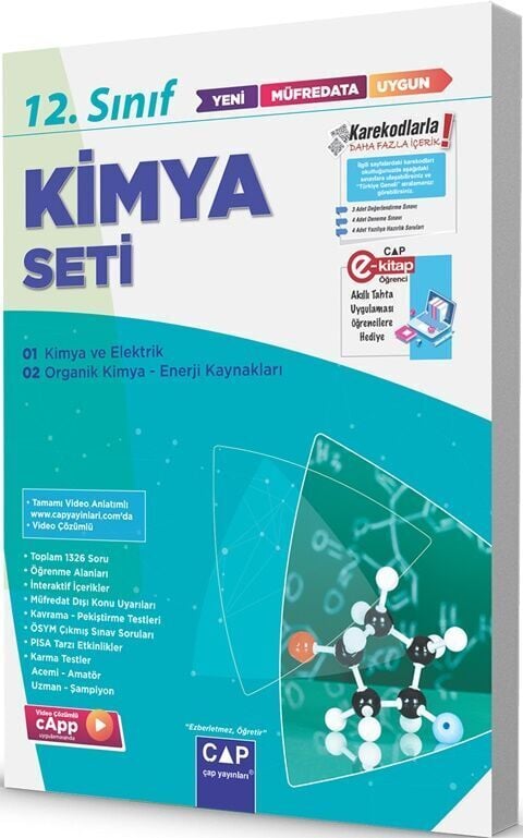 Çap Yayınları 12. Sınıf Set Anadolu Kimya