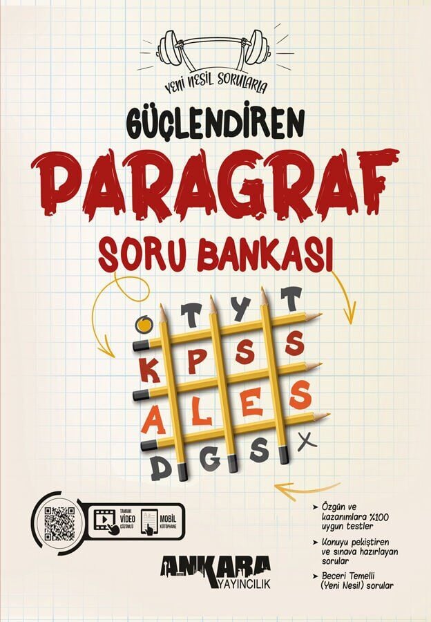 Ankara Yayınları Tyt-Kpss-Ales-Dgs Güçlendiren Paragraf Soru Bankası