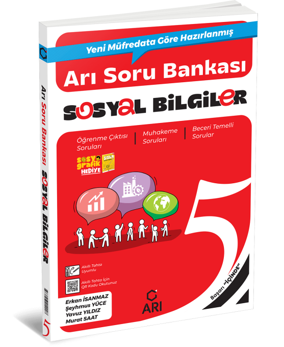 Arı Yayınları 5. Sınıf Sosyal Bilgiler Soru Bankası