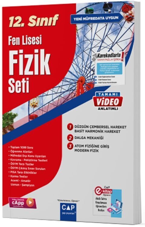 Çap Yayınları 12. Sınıf Set Fen Lisesi Fizik
