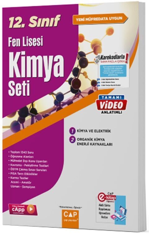 Çap Yayınları 12. Sınıf Set Fen Lisesi Kimya