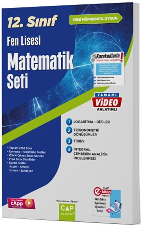 Çap Yayınları 12. Sınıf Set Fen Lisesi Matematik