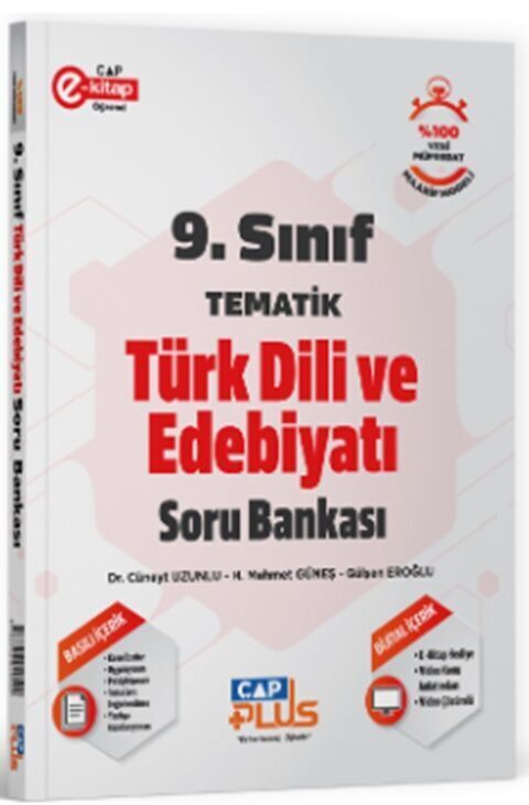 Çap Yayınları 9. Sınıf Plus Tematik Edebiyat Soru Bankası