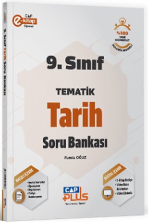 Çap Yayınları 9. Sınıf Plus Tematik Tarih Soru Bankası