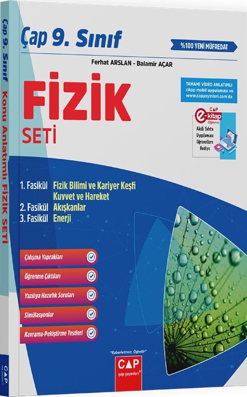 Çap Yayınları 9. Sınıf Set Fizik