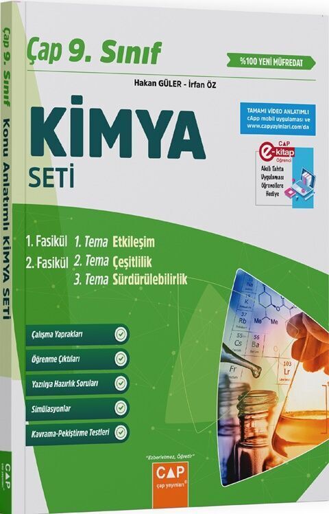 Çap Yayınları 9. Sınıf Set Kimya