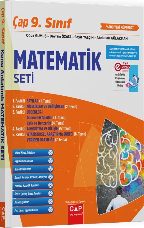 Çap Yayınları 9. Sınıf Set Matematik