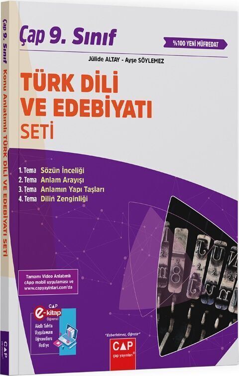 Çap Yayınları 9. Sınıf Set T. Edebiyatı