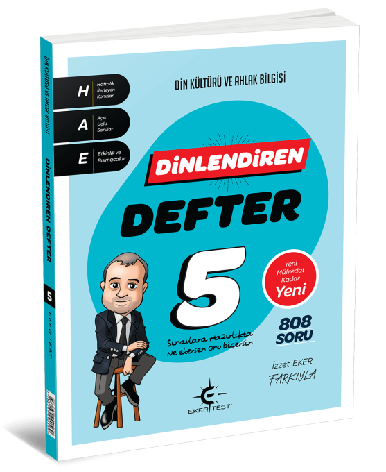 Arı Yayınları 5. Sınıf Eker Test Dinlendiren Defter