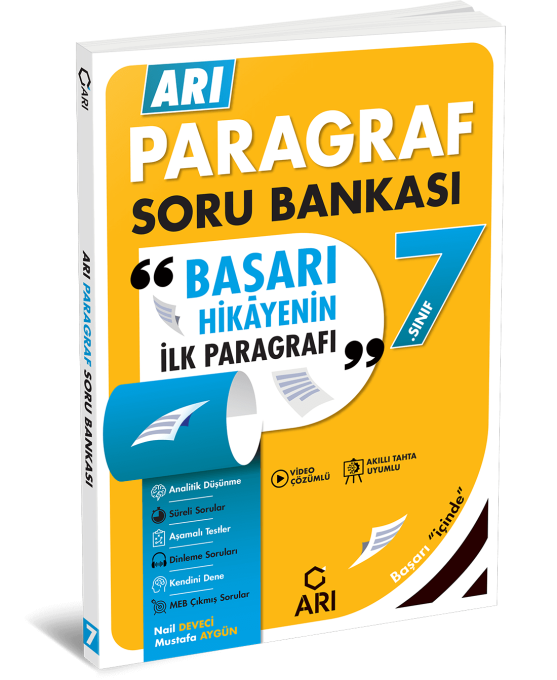 Arı Yayınları 7. Sınıf Paragraf Soru Bankası