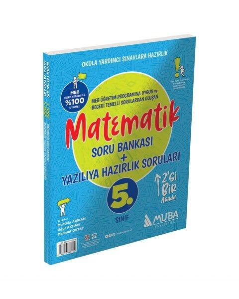Muba Yayınları 5. Sınıf Matematik Soru Bankası + Yazılıya Hazırlık Soruları 2'Si 1 Arada