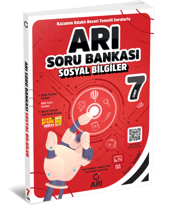 Arı Yayınları 7. Sınıf Sosyal Bilgiler Soru Bankası