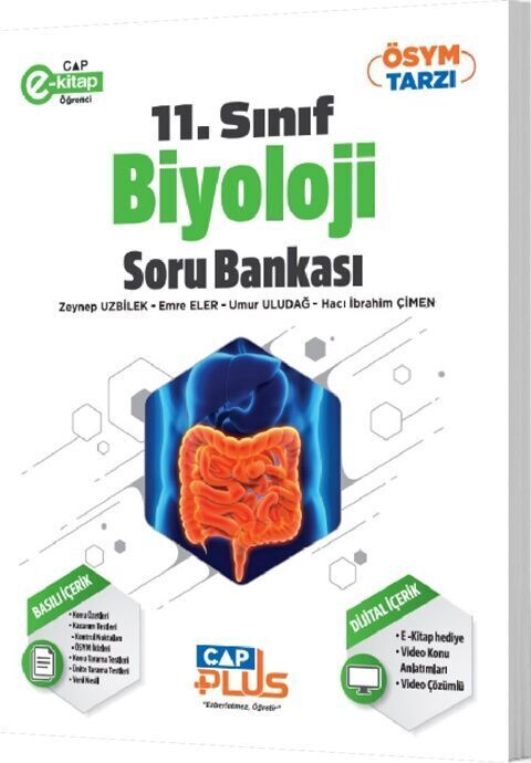 Çap Yayınları 11. Sınıf Anadolu Plus Biyoloji
