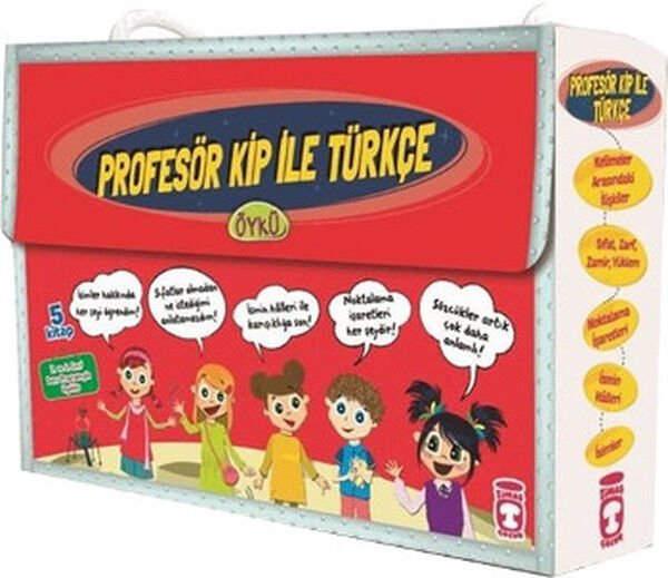 Profesör Kip İle Türkçe 1 Set - (5 Kitap)