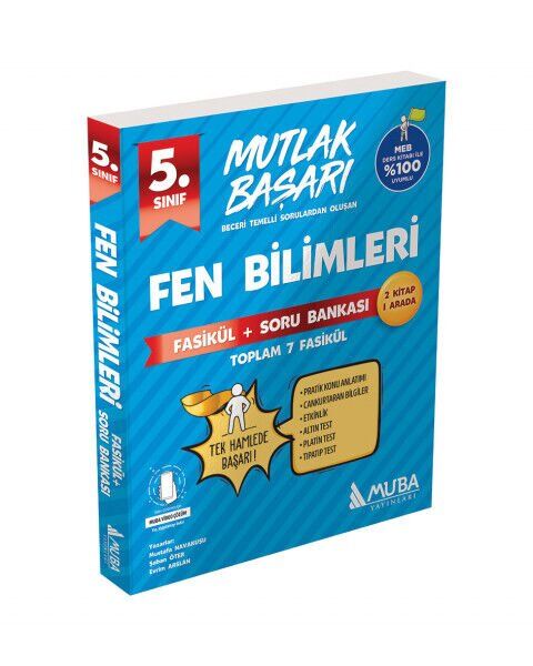 Muba Yayınları Mutlak Başarı 5.Sınıf Fen Bilimleri Fasikül + Soru Bankası
