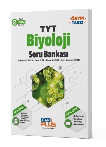 Çap Yayınları Tyt Plus Biyoloji Soru Bankası