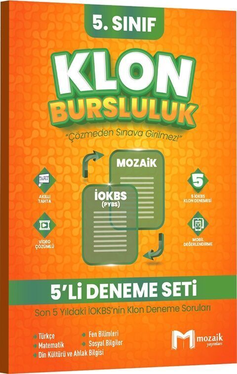 Mozaik Yayınları 5. Sınıf Klon 5 li Deneme Seti