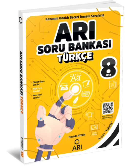 Arı Yayınları 8. Sınıf Türkçe Soru Bankası