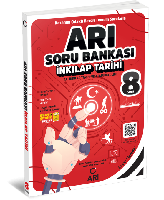 Arı Yayınları 8. Sınıf T.C. İnkılap Tarihi ve Atatürkçülük Soru Bankası