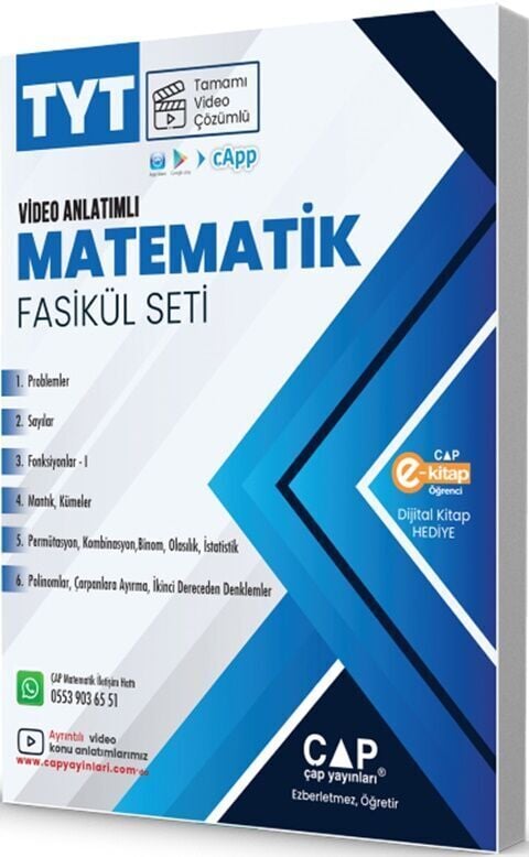 Çap Yayınları Tyt Set Matematik