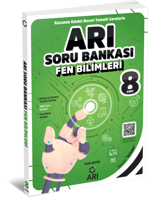 Arı Yayınları 8. Sınıf Fen Bilimleri Soru Bankası