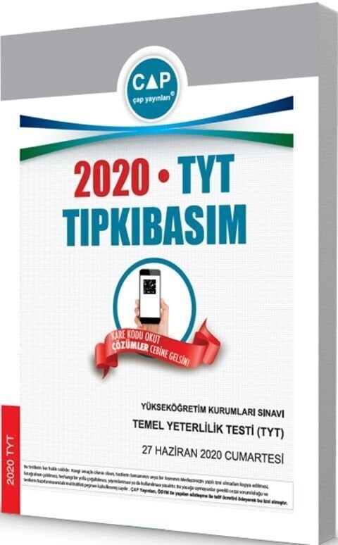 Çap Yayınları Tyt Tıpkı Basım 2020