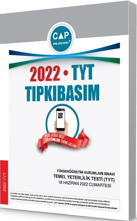 Çap Yayınları Tyt Tıpkı Basım 2022