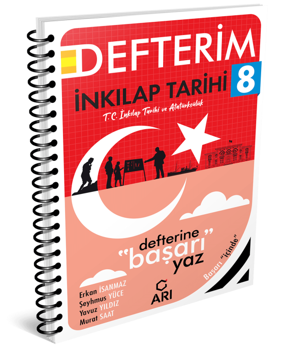 Arı Yayınları 8. Sınıf T.C. İnkılap Tarihi ve Atatürkçülük Defterim