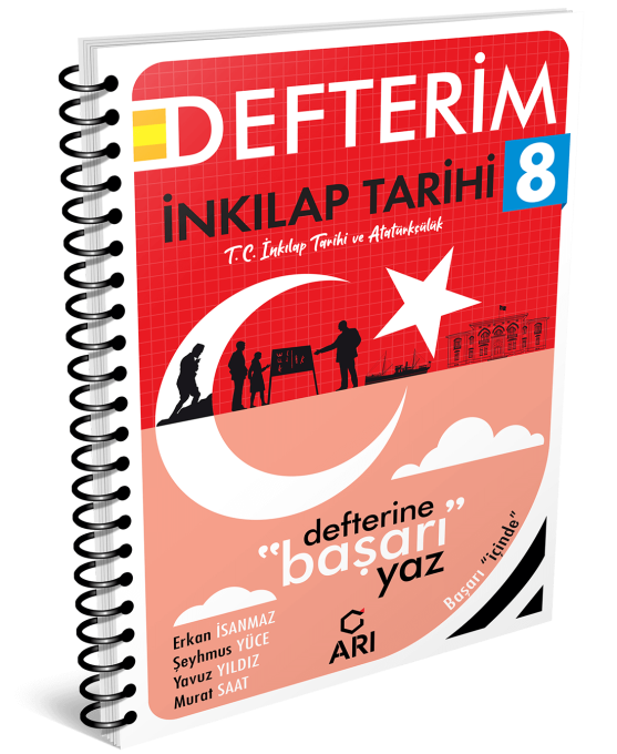 Arı Yayınları 8. Sınıf T.C. İnkılap Tarihi ve Atatürkçülük Defterim