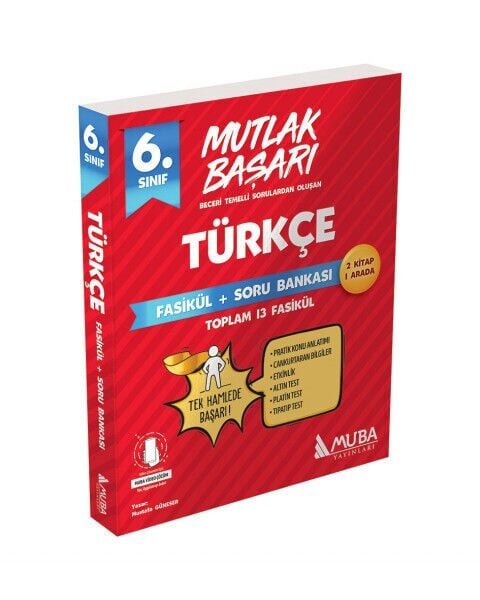 Muba Yayınları Mutlak Başarı 6.Sınıf Türkçe Fasikül + Soru Bankası