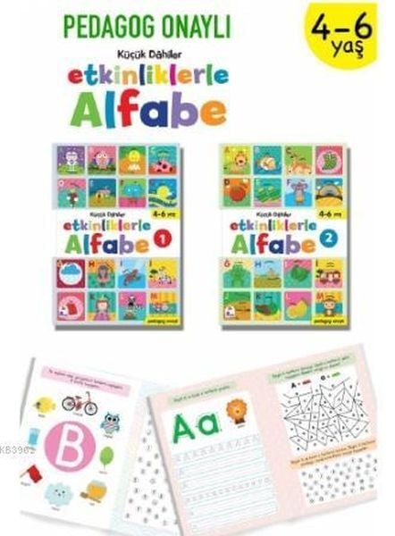 Küçük Dahiler – Etkinliklerle Alfabe 2 Kitap Takım