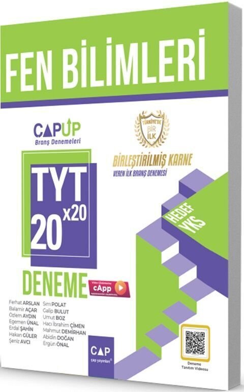 Çap Yayınları Up Tyt Deneme Fen Bilimleri (20*20)
