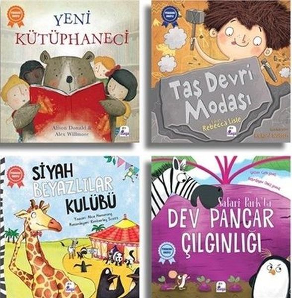 Set 2 Pedagog Onaylı Hikayeler 4 Kitap Takım