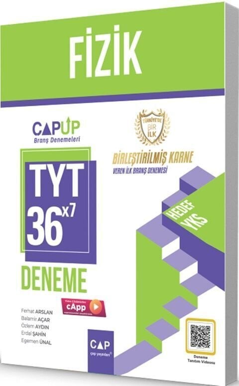Çap Yayınları Up Tyt Deneme Fizik 36*7