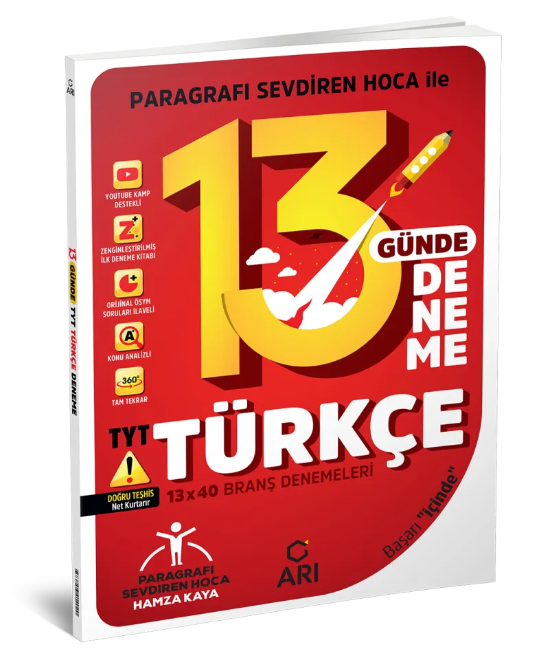 Arı Yayınları 13 Günde TYT Türkçe Deneme
