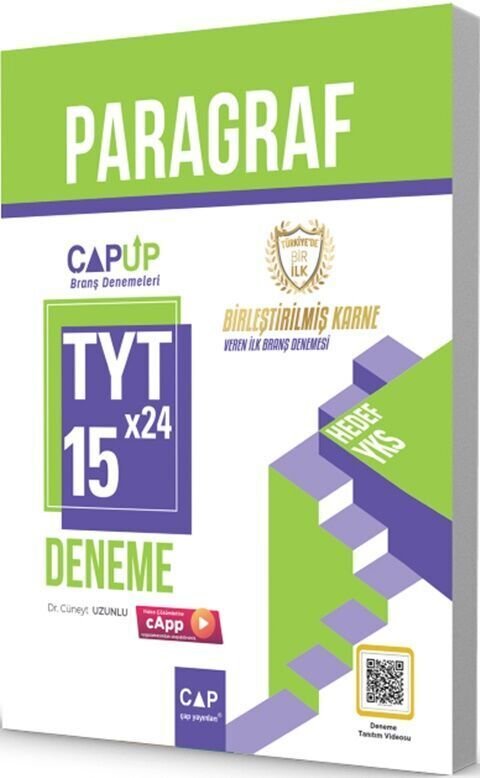 Çap Yayınları Up Tyt Deneme Paragraf 15*24