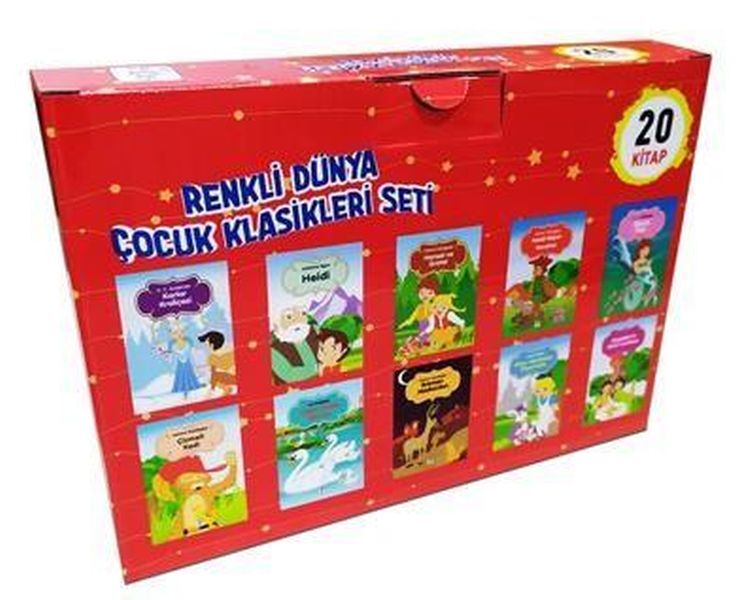 Renkli Dünya Çocuk Klasikleri Seti (20 Kitap Takım) Sis Yayıncılık