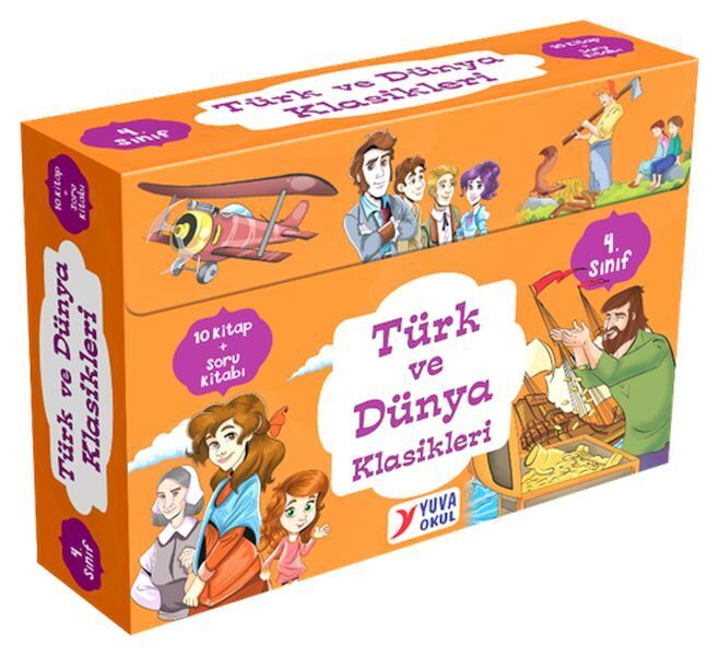4. Sınıflar için Türk ve Dünya Klasikleri 10 Kitap