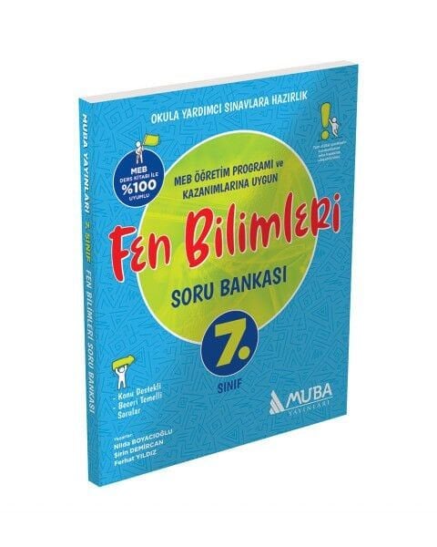 Muba Yayınları 7. Fen Bilimleri Soru Bankası