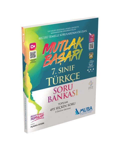 Muba Yayınları Mutlak Başarı 7.Sınıf Türkçe Soru Bankası