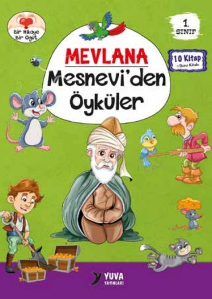 1. Sınıf Mevlana Mesneviden Öyküler 10 Kitaplık Set