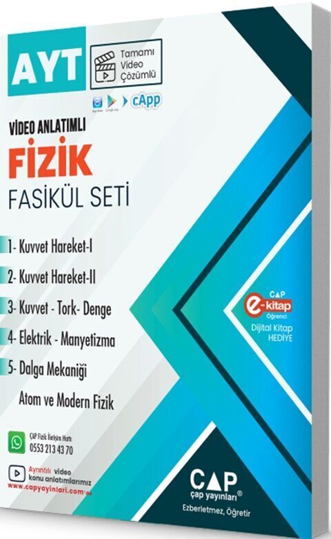 Çap Yayınları Ayt Set Fizik